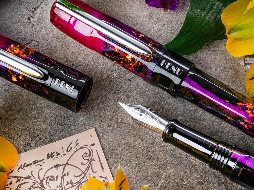 Benu Talisman Lily of the Incas Fountain Pen, Pink, 19.2.23.5.0