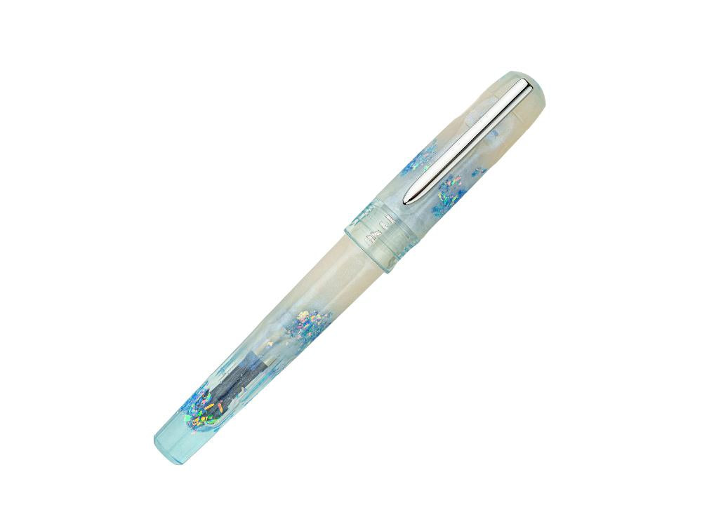 Benu Talisman Moonstone Fountain Pen, Acrylic, Blue, 19.2.42.5.0