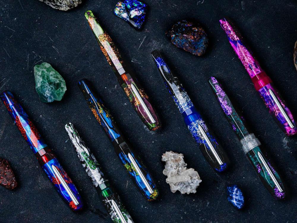 Benu AstroGem Midas Fountain Pen, Resin, Brown, 22.2.07.5.0-S