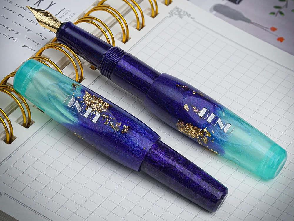Benu Pixie Twilight Lagoon Fountain Pen, Blue, 24.2.33.6.0