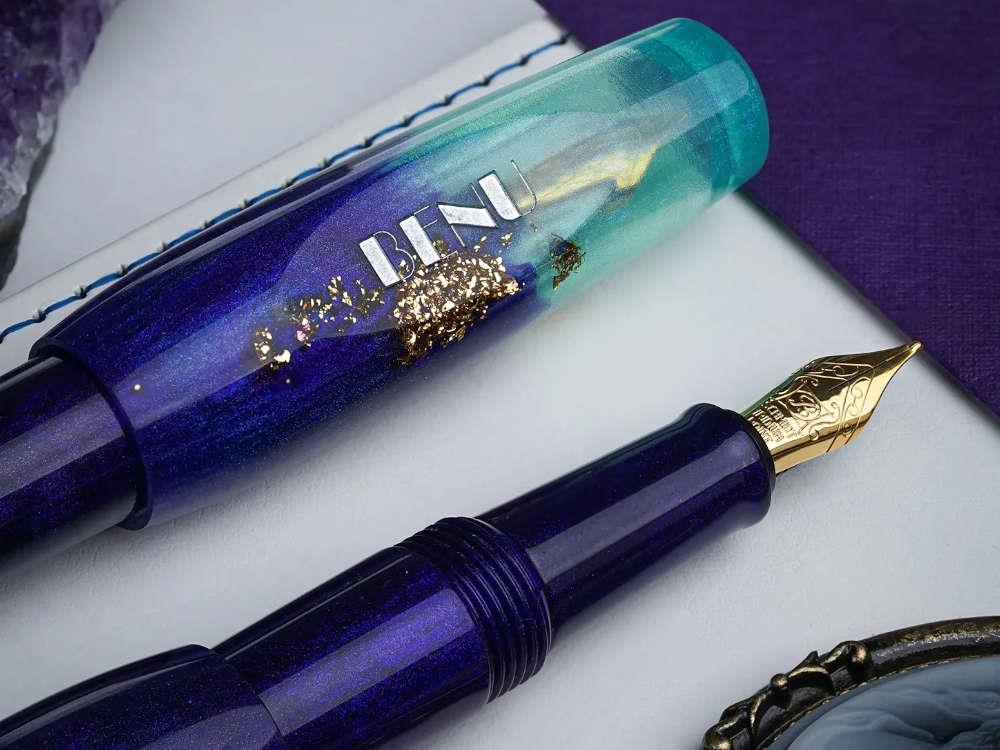 Benu Pixie Twilight Lagoon Fountain Pen, Blue, 24.2.33.6.0