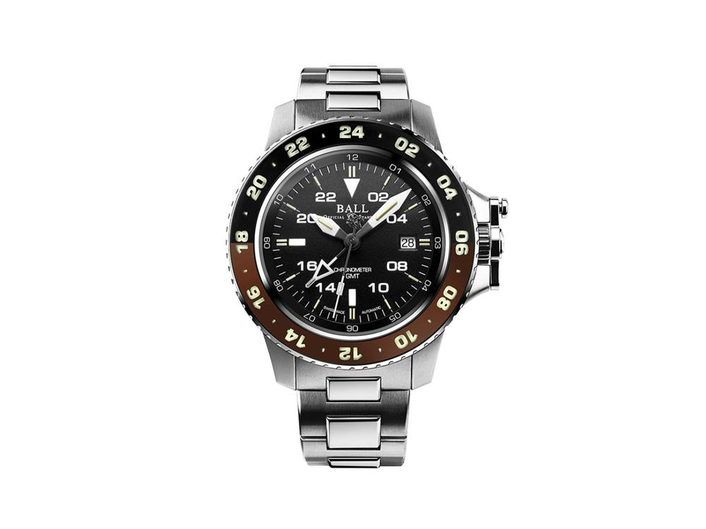 Ball Engineer Hydrocarbon AeroGMT II Automatic Watch, COSC DG2018C-S12C-BK