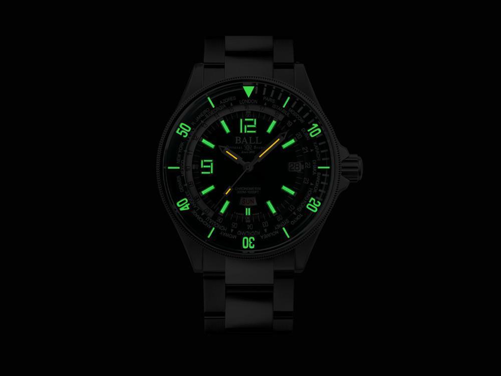 Ball Engineer Master II Diver Worldtime Automatic Watch, COSC, DG2232A-SC-GR