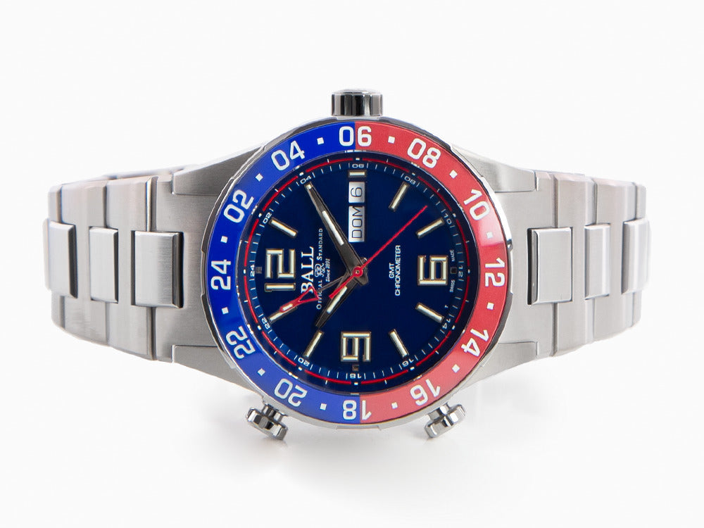 Ball Roadmaster Marine GMT Automatic Watch, Limited Ed., COSC, DG3030B-S4C-BE