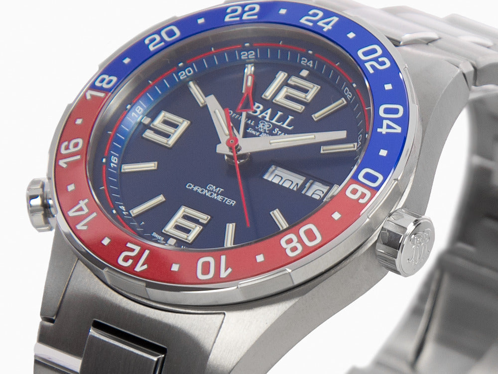 Ball Roadmaster Marine GMT Automatic Watch, Limited Ed., COSC, DG3030B-S4C-BE
