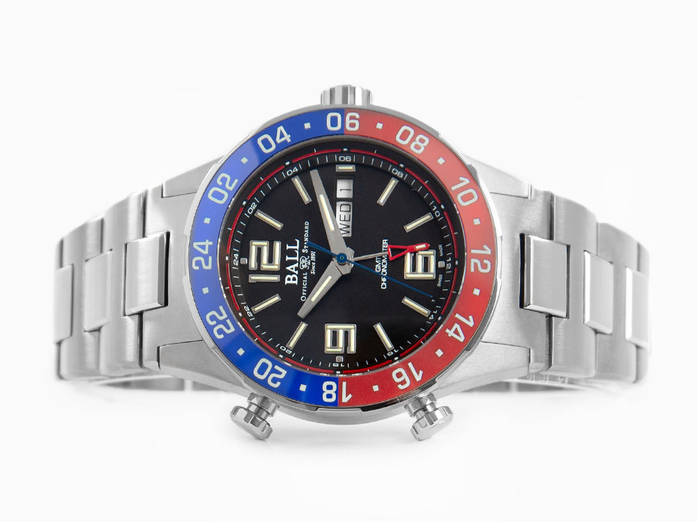 Ball Roadmaster Marine GMT Automatic Watch, Limited Ed., COSC, DG3030B-S4C-BK