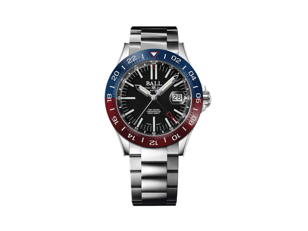 Ball Engineer III Outlier GMT Automatic Watch, Black, 40 mm, DG9002B-S2C-BK