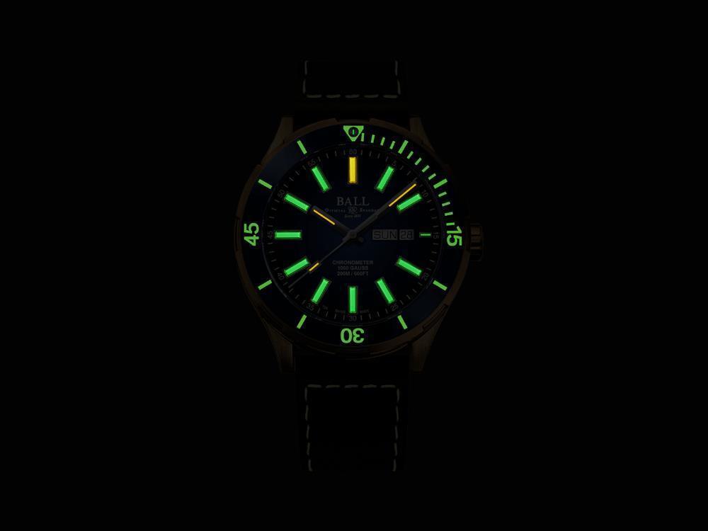 Ball Roadmaster Marvelight Bronze Automatic Watch, DM3070B-L3CJ-BE