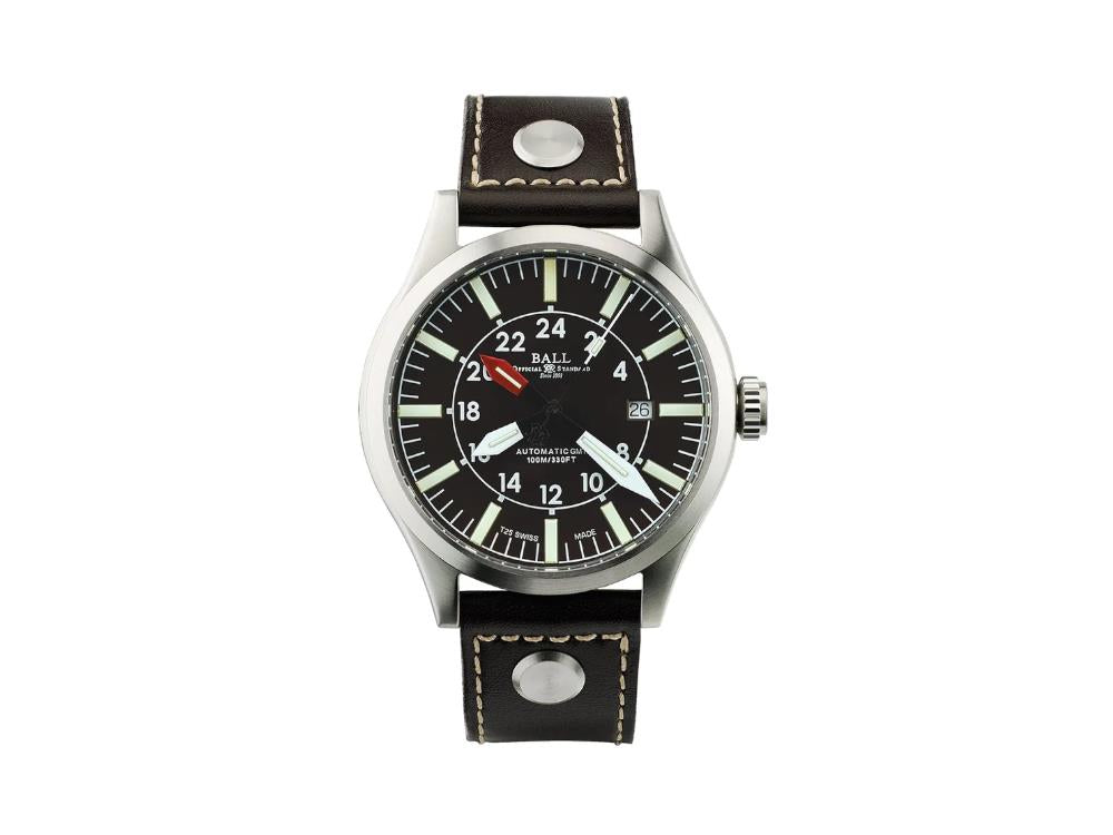 Ball Engineer Master II Aviator GMT Watch, Ball RR1201, Brown, GM1086C-LJ-BR