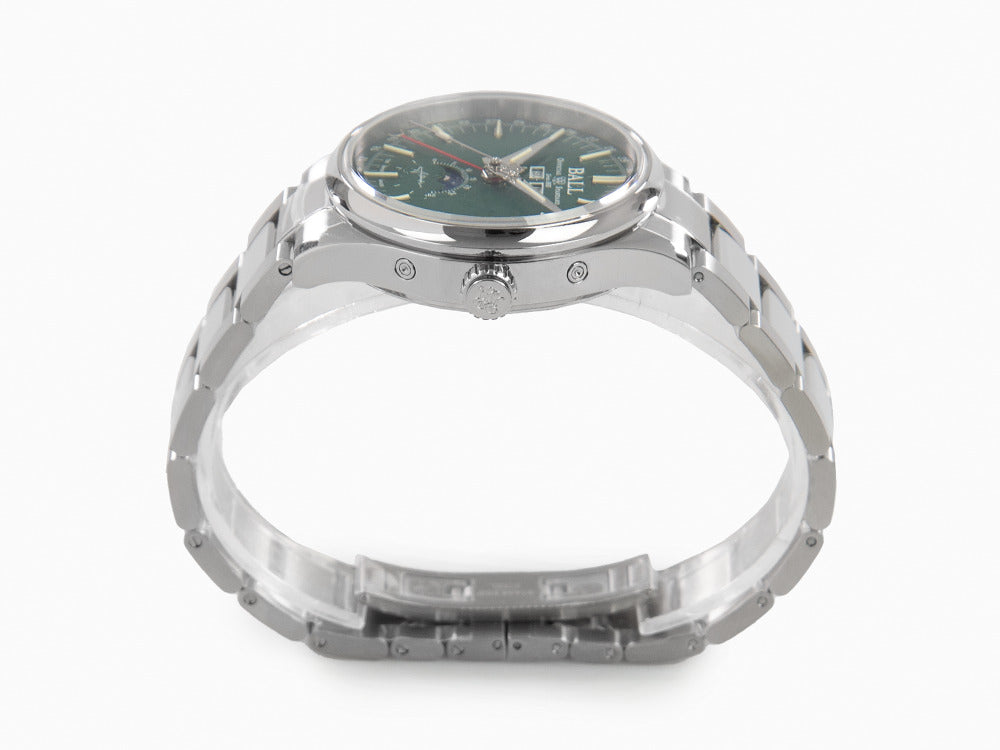 Ball Engineer II Moon Calendar Automatic Watch, Grün, 40mm, NM3016C-S1J-GR