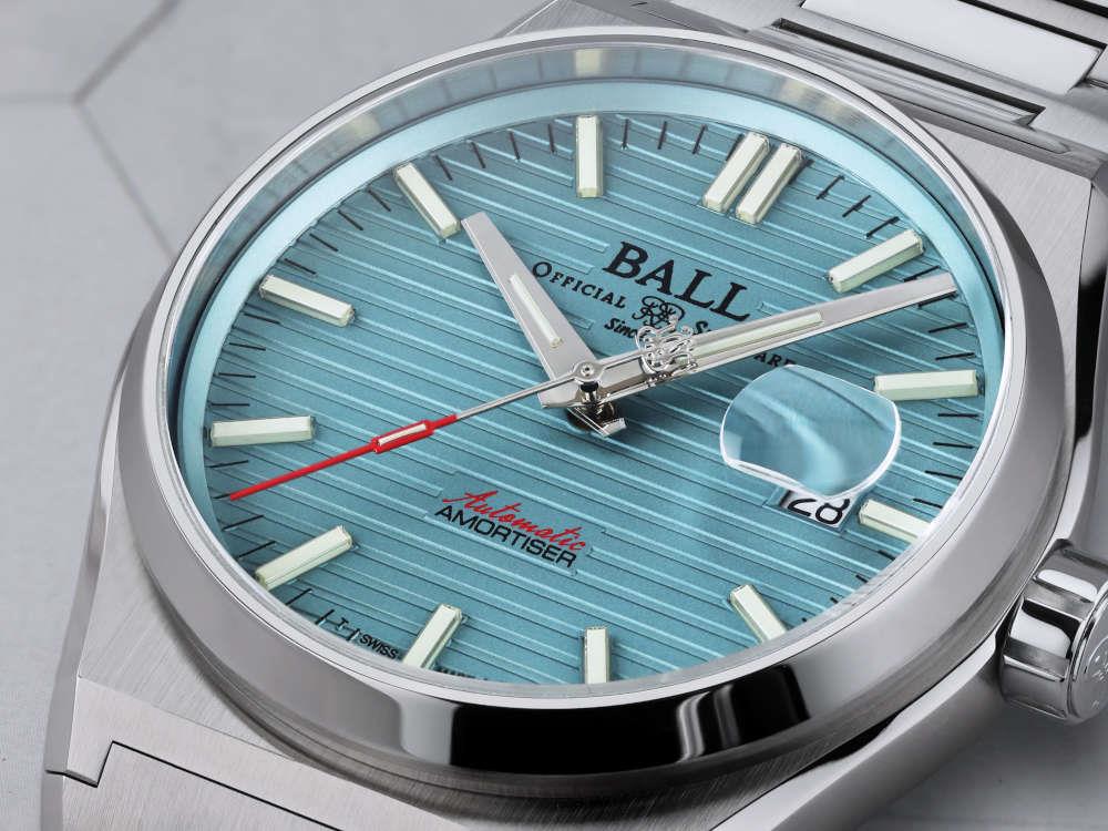 Ball Roadmaster Perseverer Automatic Watch, Ice Blue, 40 mm, NM9050C-S1-IBE
