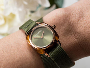 Briston Clubmaster Lady Quartz Watch, Green, 24 mm, 21924.PRA.T.26.NOL