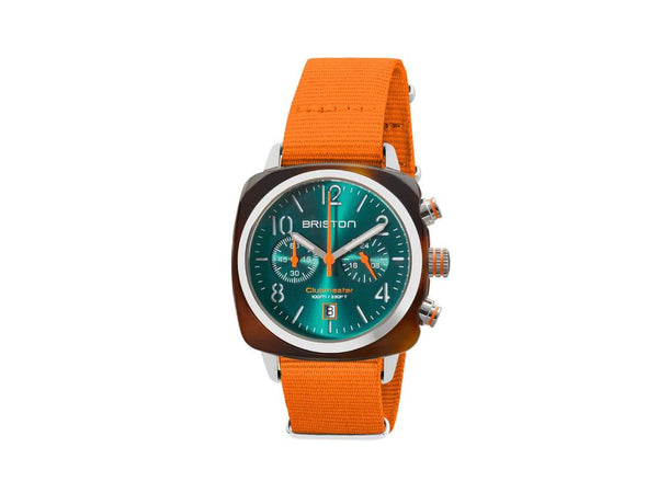 Briston Clubmaster Classic Summer Vibes Emerald Green Quartz Watch 40 mm