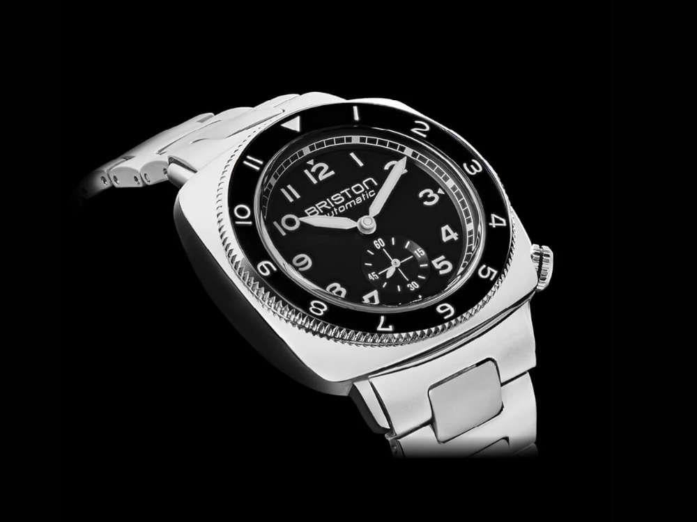 Briston Clubmaster Legend Small Second Automatic Watch, 39 mm, 241639.PS.L.1.SB