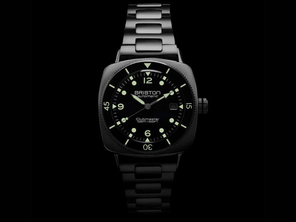 Briston Clubmaster Legend Diver Automatic Watch, Black, 40 mm, 241740.PS.LD.1.SB