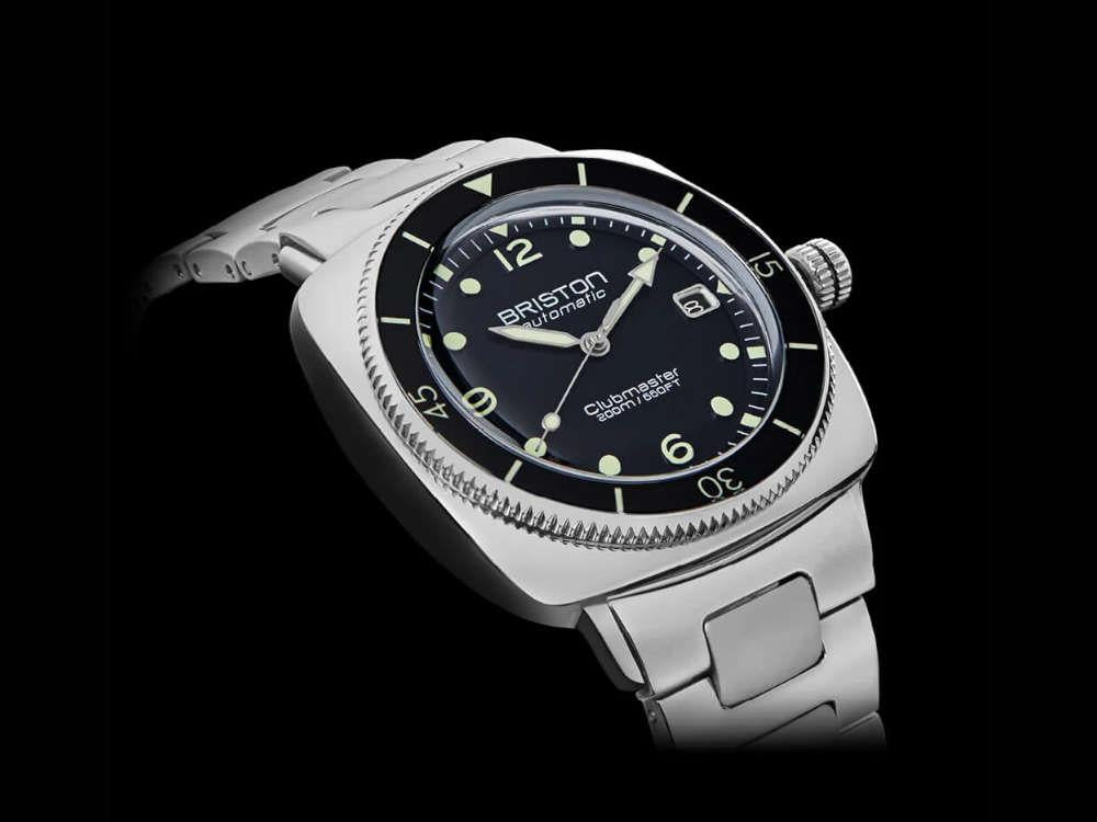 Briston Clubmaster Legend Diver Automatic Watch, Black, 40 mm, 241740.PS.LD.1.SB