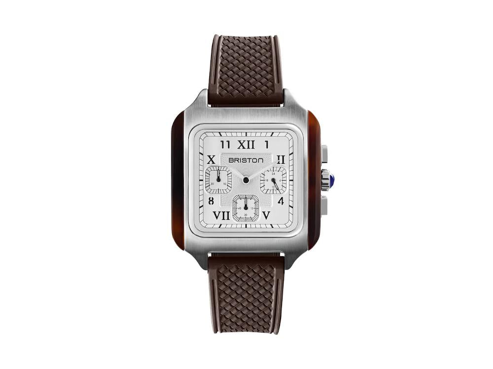 Briston Streamliner Kennedy Chrono Quartz Watch, 38,5mm, 251838.SA.T.2.FBR