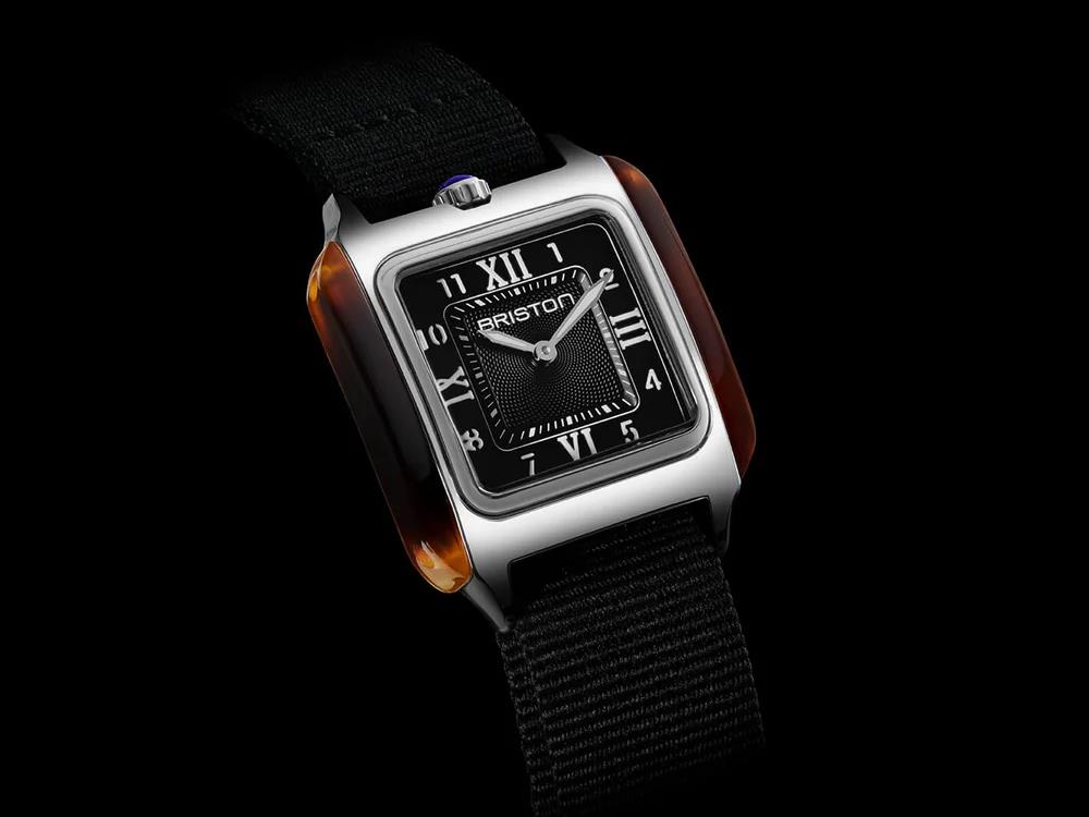 Briston Streamliner Kennedy Quartz Watch, Steel, Black, 30 mm, 252030.SA.T.1.NB