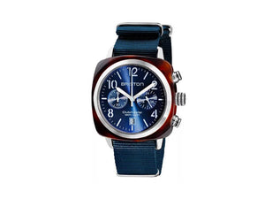 Briston Clubmaster Classic Quartz Watch, Blue, 40 mm, 19140.SA.T.33.NMB