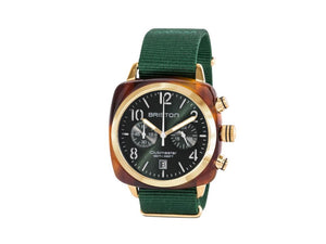Briston Clubmaster Classic Quartz Watch, Green, 40 mm, 15140.PYA.T.10.NBG