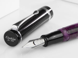 Conklin Duragraph Purple Nights Fountain Pen, Resin, Purple, CK71392