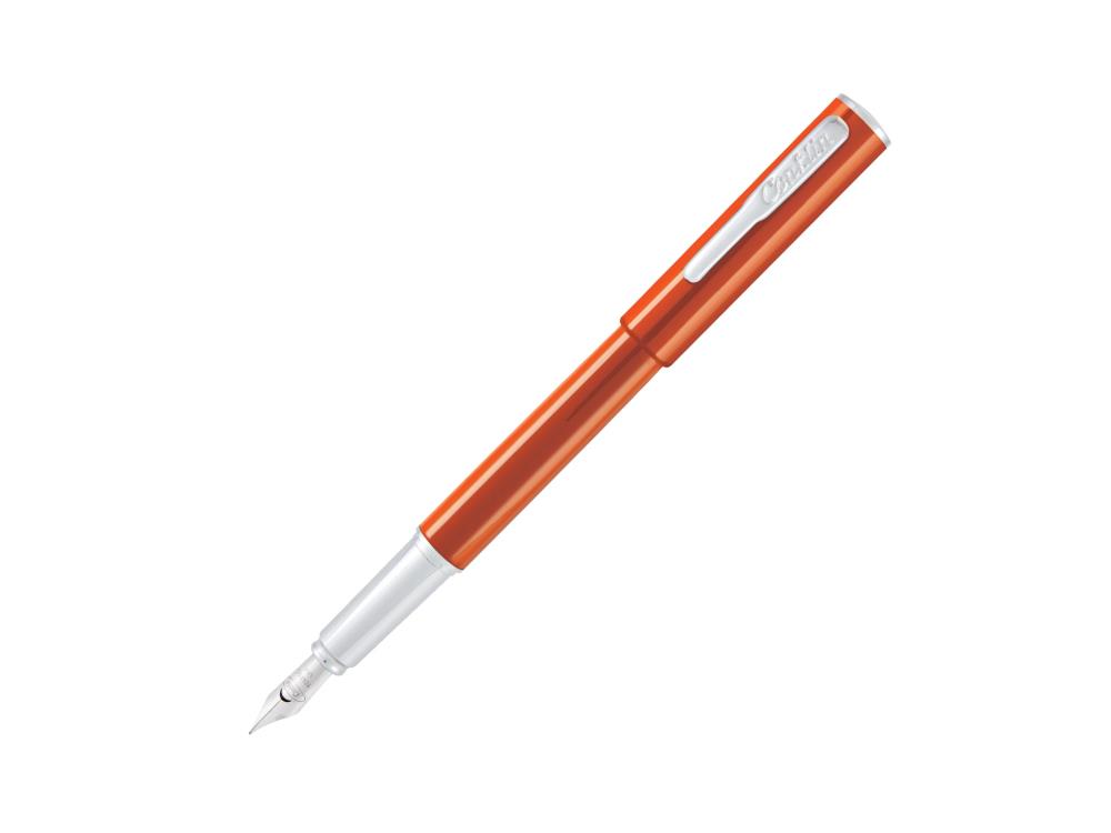 Conklin Coronet Orange Fountain Pen, Lacquer, Orange, CK71852