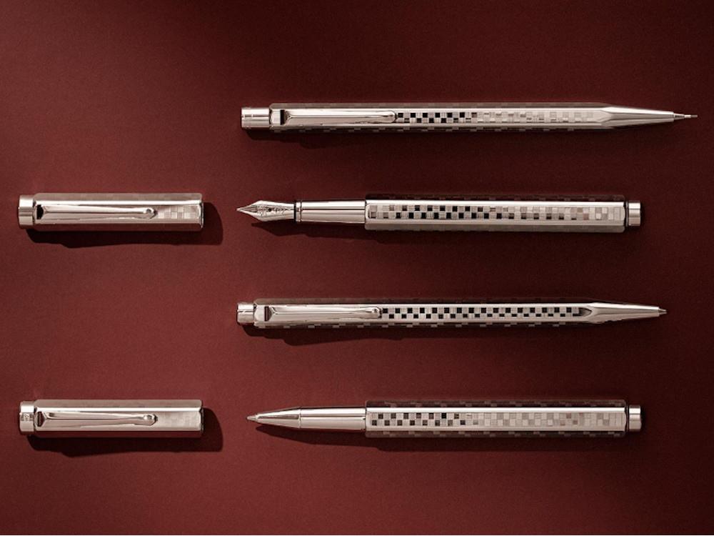 Caran d'Ache Ecridor Damier Mechanical pencil, Brass, Silver, 4.566