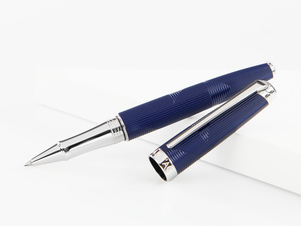 Caran d'Ache Léman Bleu Marin Rollerball pen, Lacquer, Blue, 4779.169