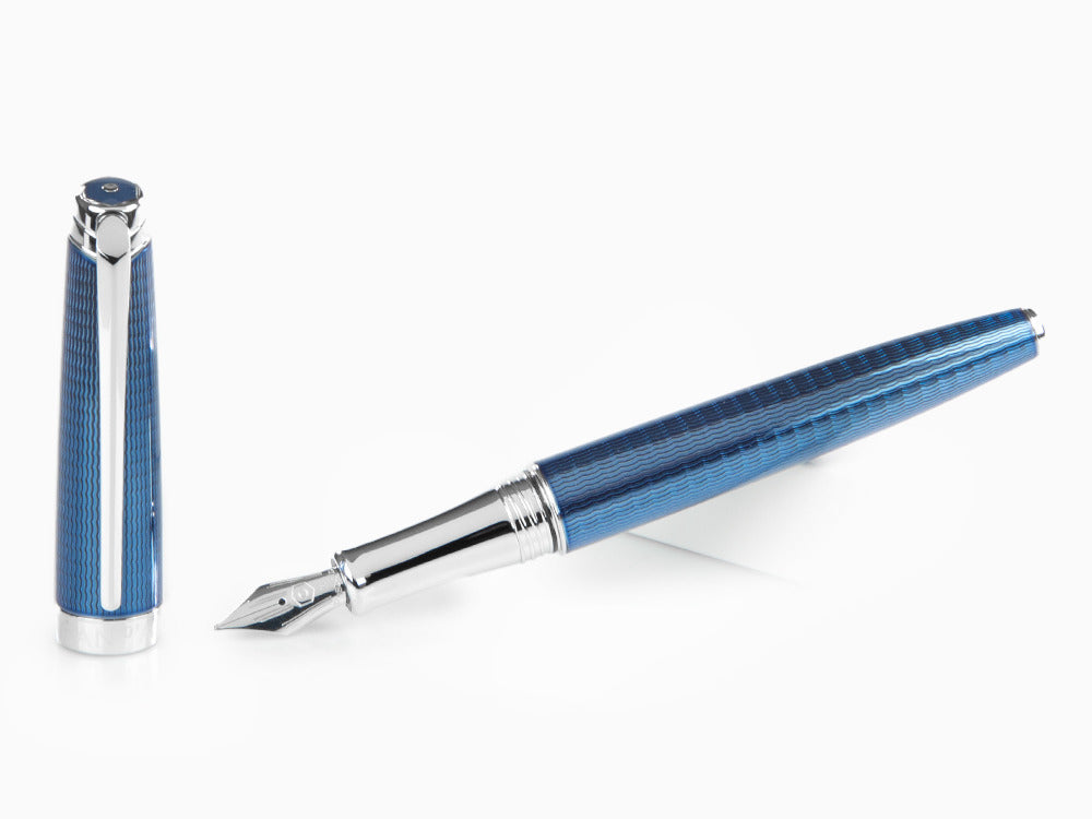 Caran d´Ache Léman Grand Bleu Fountain Pen, Lacquer Blue, 4799.168