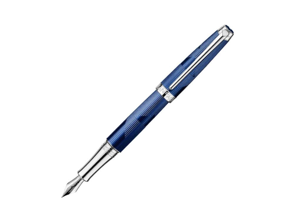 Caran d'Ache Léman Bleu Marin Fountain Pen, Lacquer, Blue, 4799.169