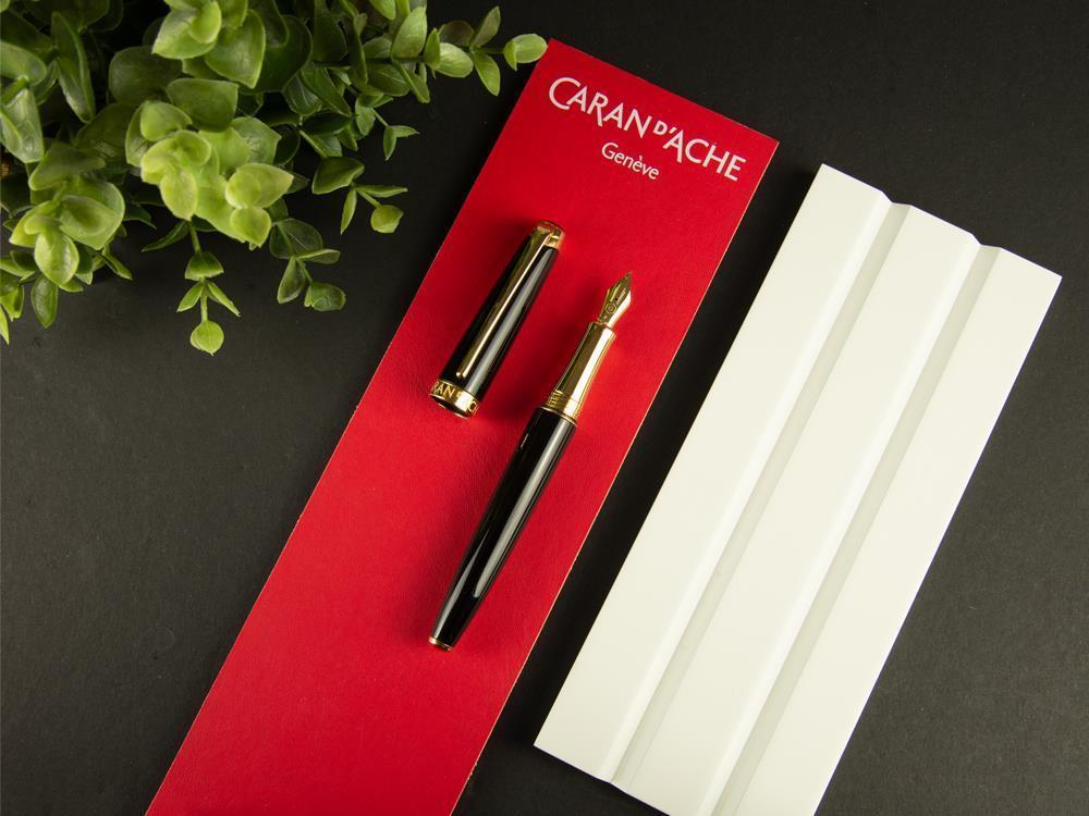 Caran d´Ache Léman Ebony Black Fountain Pen, Lacquer, 4799.282