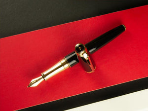 Caran d´Ache Léman Ebony Black Fountain Pen, Lacquer, 4799.282