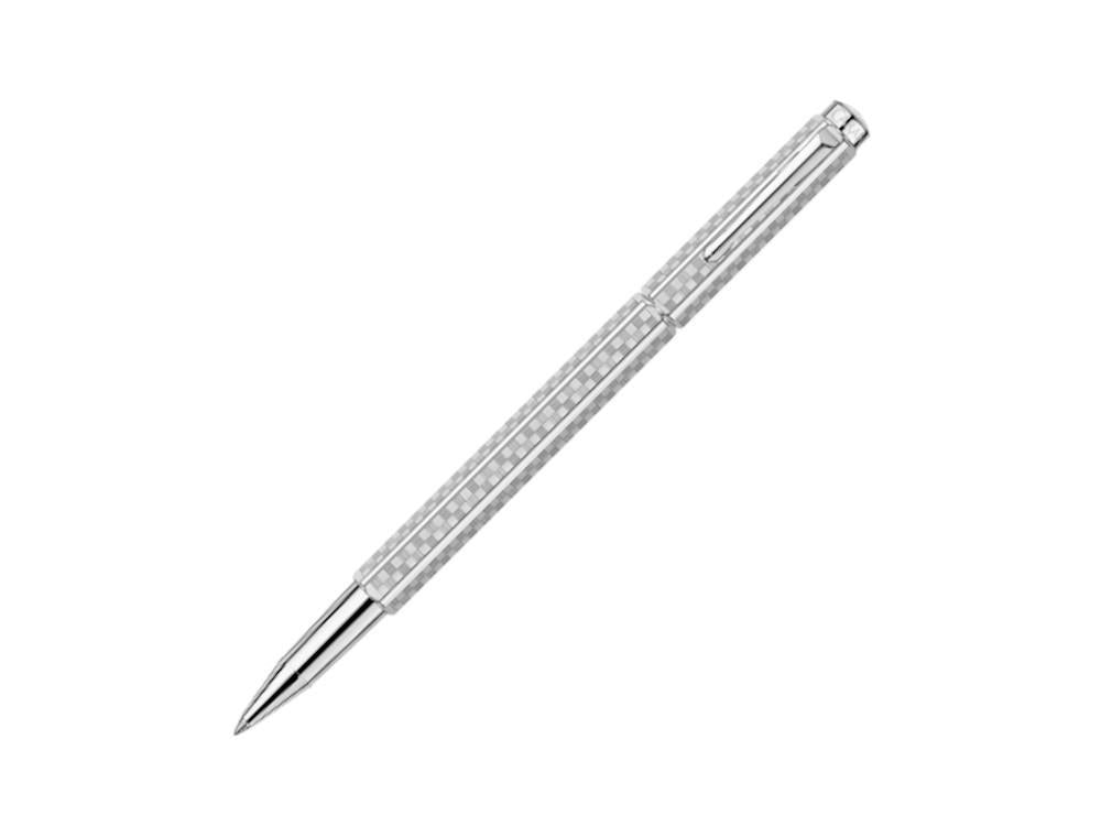 Caran d'Ache Ecridor Damier Rollerball pen, Brass, Silver, 838.566,