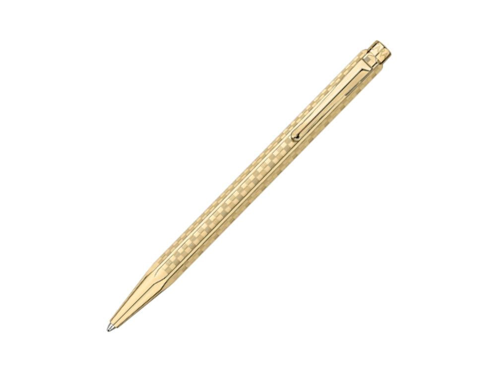 Caran d'Ache Damier Ecridor Damier Ballpoint pen, Brass, Golden, 898.568,