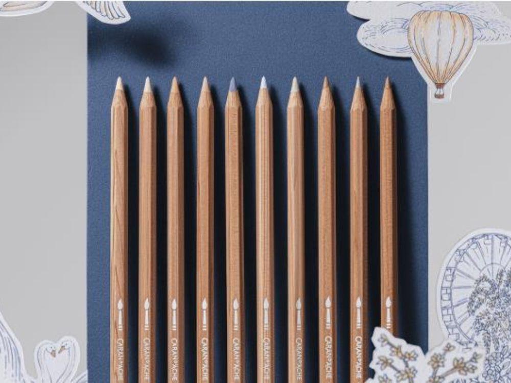 Caran d'Ache Set 10 Coloured Pencils Toile de Jouy, CC3888.026