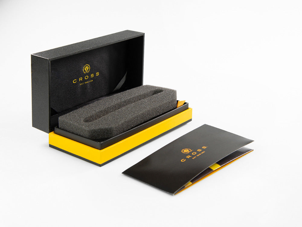 Cross Classic Century Ballpoint pen, Chrome, Silver, Polished, Ribbed, 3502