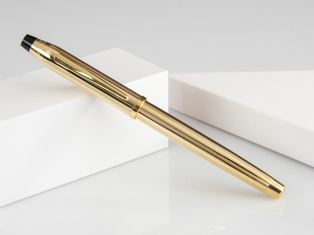 Cross Century II Fountain Pen 10K Gold Filled 23K Gold plated Iguana Sell UK