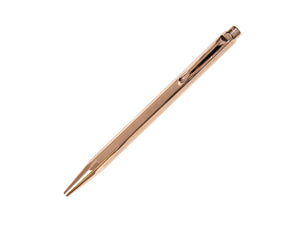 Caran d´Ache Ecridor Chevron Ballpoint pen, Brass, Rose Gold, 898.207