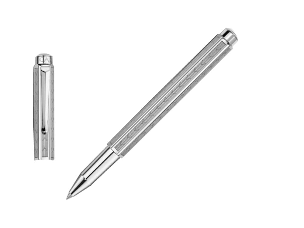 Caran d´Ache Ecridor Chevron Rollerball pen, Palladium, Silver, 838.286