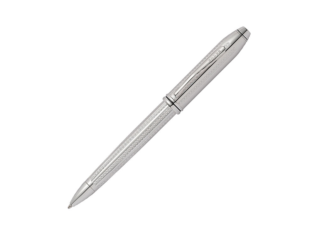 Cross Townsend Ballpoint Pen, Platinum, Silver, Polished, AT0042TW-1