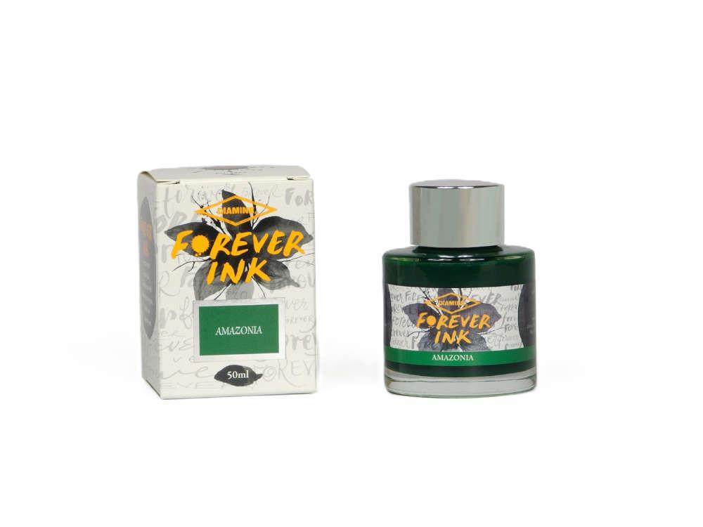 Diamine Forever Ink Collection -Permanent Pigmen Ink Amazonia, Green, 50ml