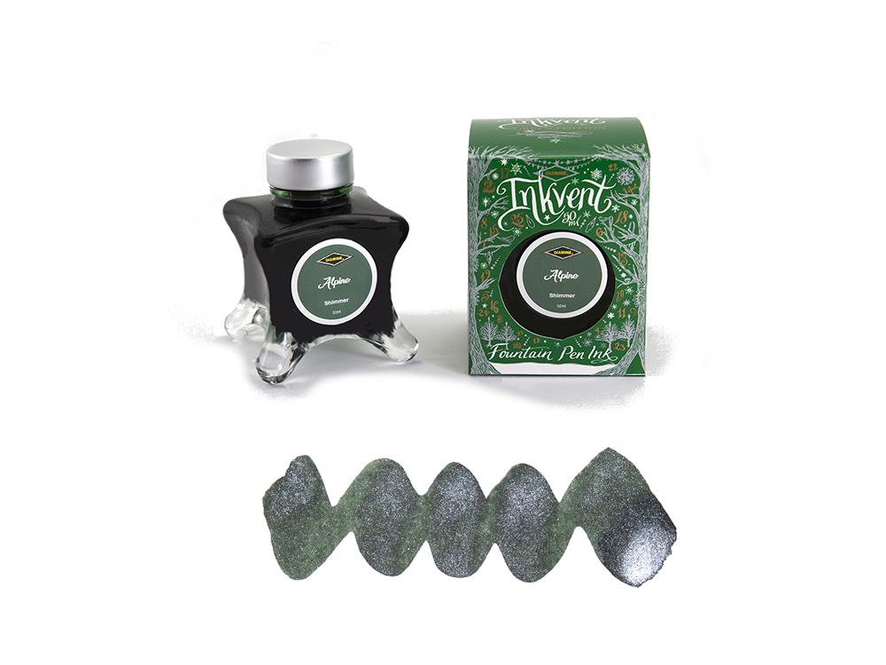 Diamine Alpine Ink Vent Green Ink Bottle, 50ml, Shimmer