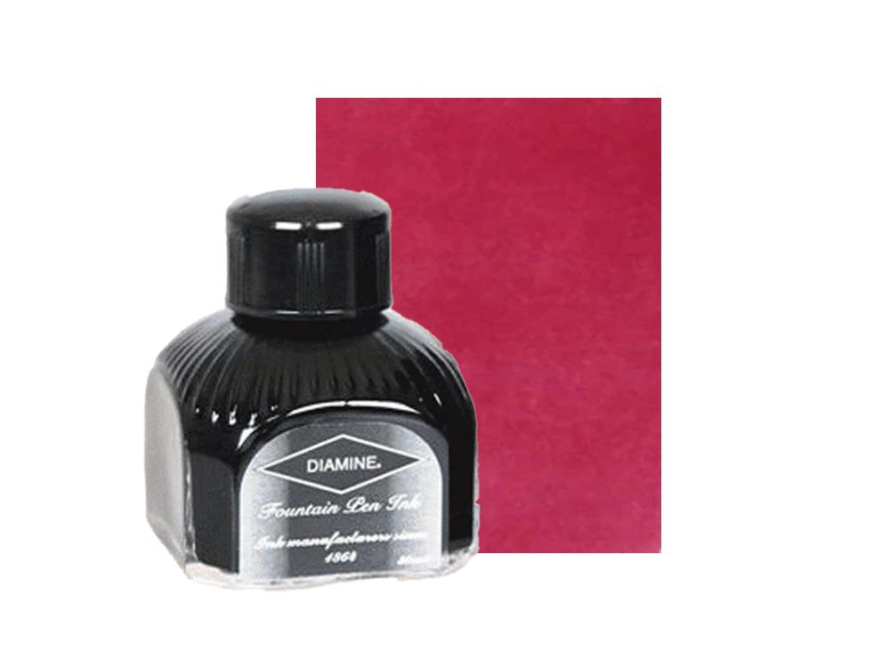 Diamine Ink Bottle Amaranth, 80ml., , Italyan crystal bottle