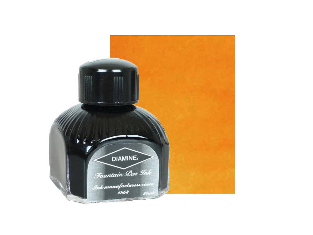 Diamine Ink Bottle Amber, 80ml, Italian crystal