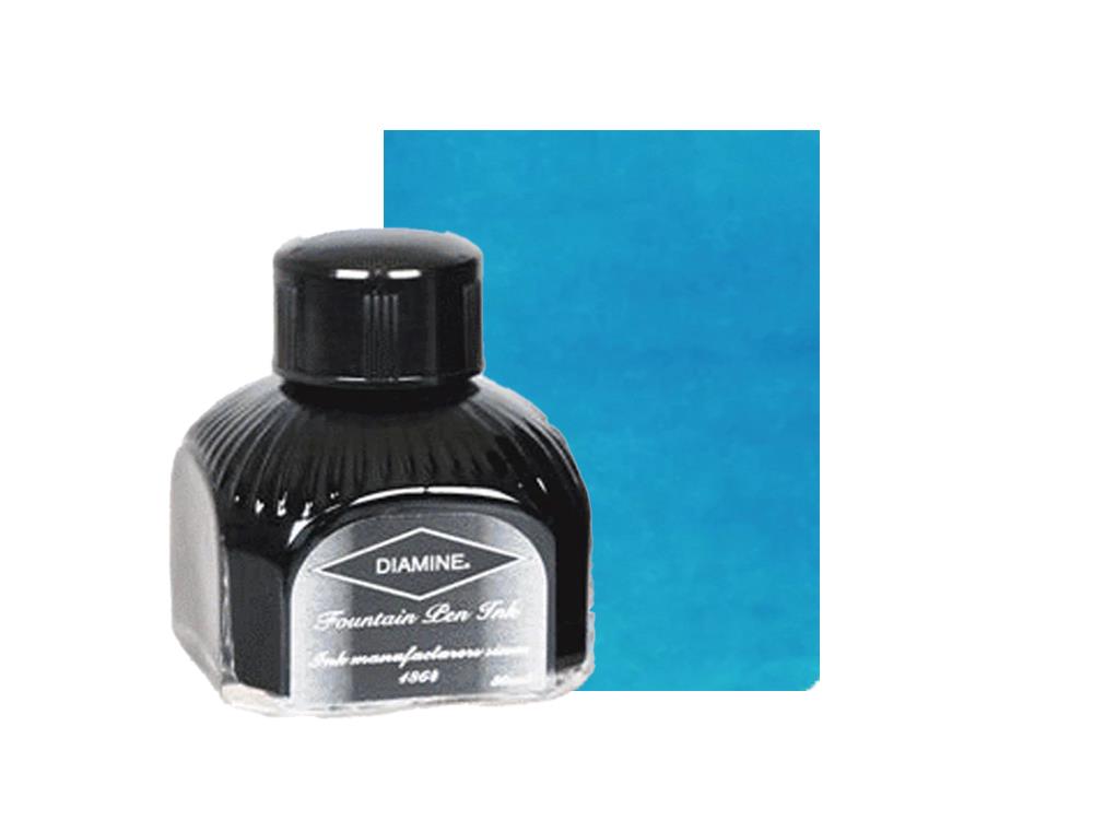 Diamine Ink Bottle Aqua Blue, 80ml.,  Italian crystal