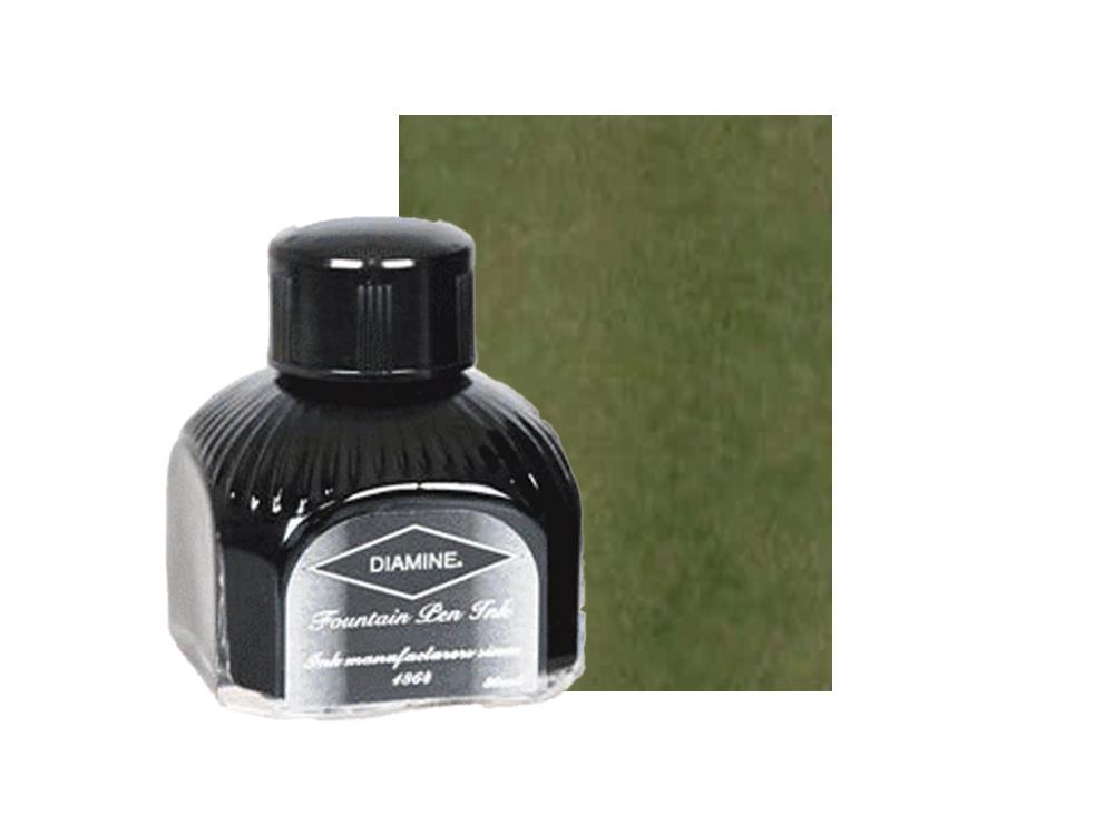 Diamine Ink Bottle Classic Green, 80ml, Italyan crystal bottle