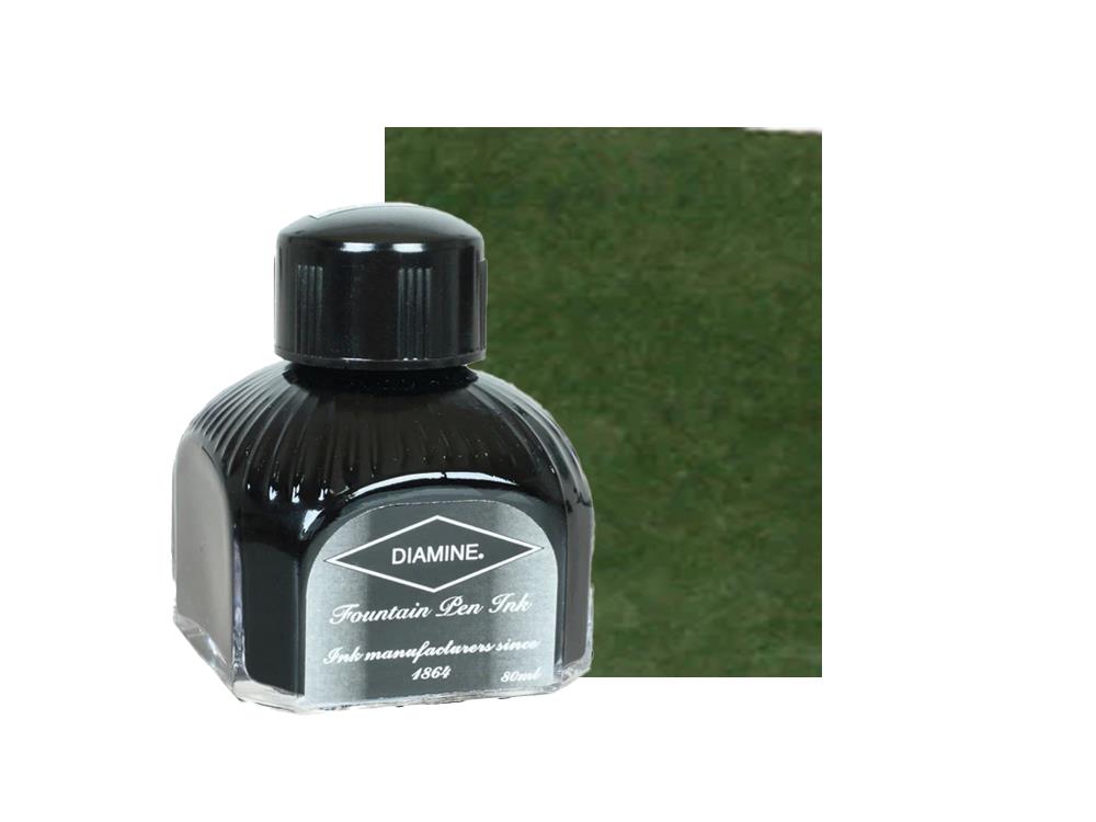 Diamine Ink Bottle Evergreen, 80ml, Italyan crystal bottle