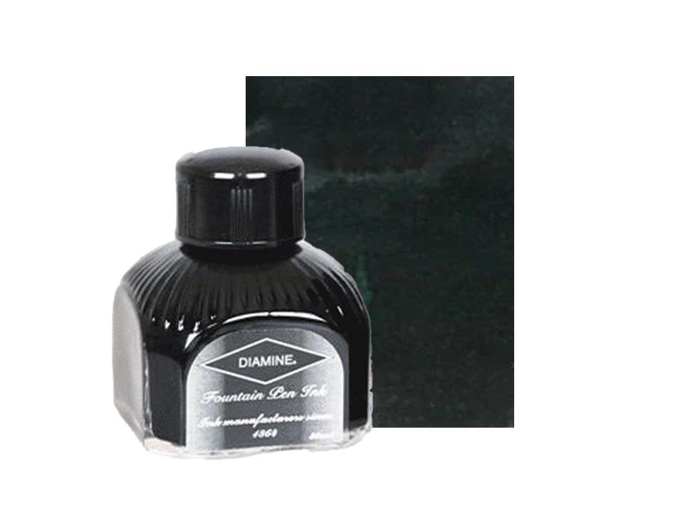 Diamine Ink Bottle Graphite, 80ml, Italyan crystal bottle