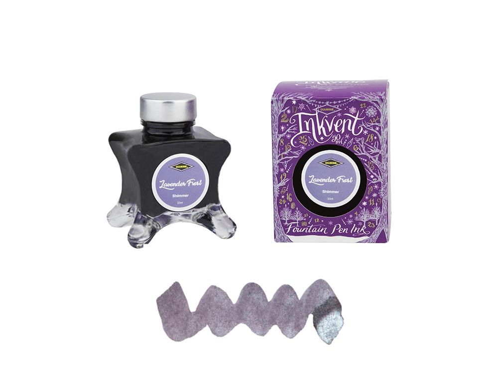 Diamine Lavender Frost Ink Vent Purple Ink Bottle, 50ml, Shimmer, Violet