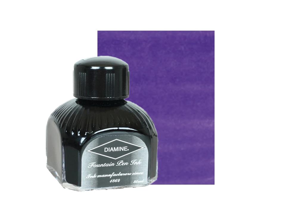Diamine Ink Bottle Majestic Purple, 80ml Italyan crystal bottle